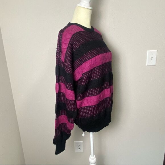 Vintage 80's Northwestern Knitting Co. Wool Blend Knit Sweater Women's Size L - Picture 7 of 14